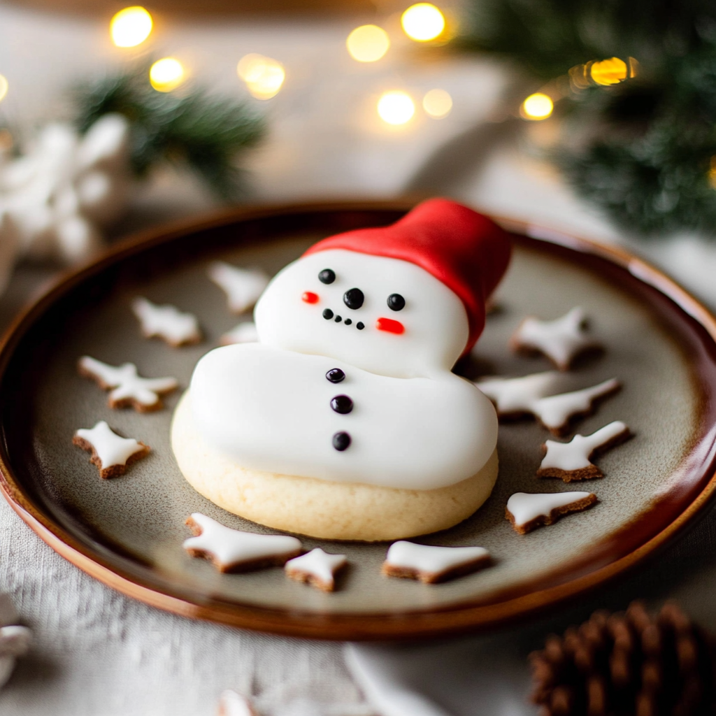 Melting Snowman Cookies