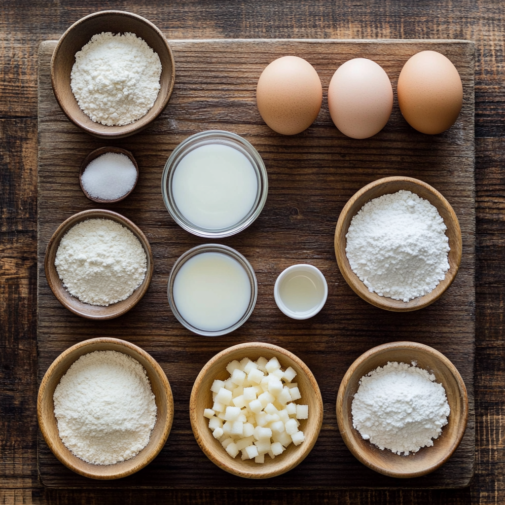 Mexican Bunuelos with Piloncillo Syrup ingredients