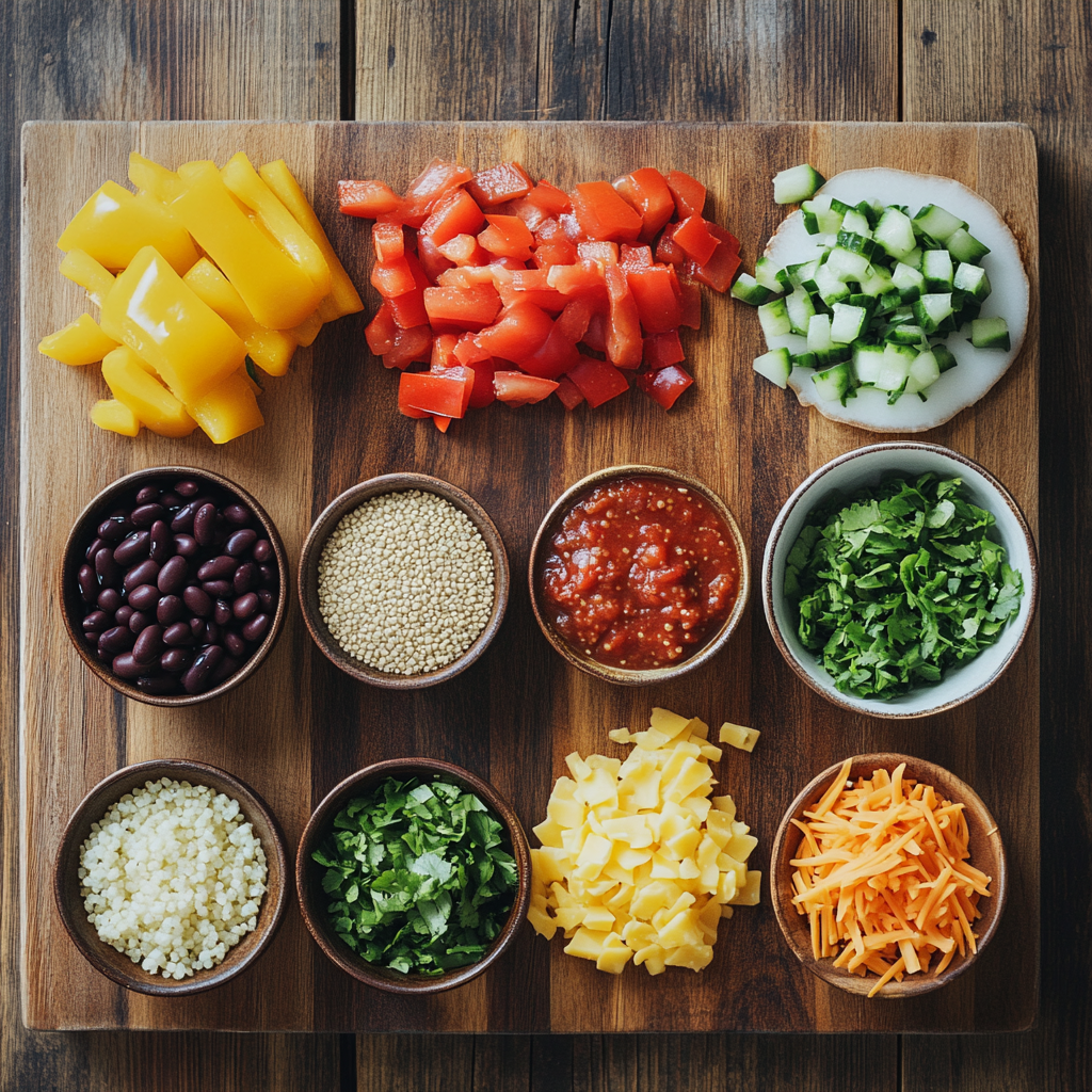 Mexican Quinoa Casserole ingredients