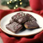 Mint Chocolate Shortbread Cookies