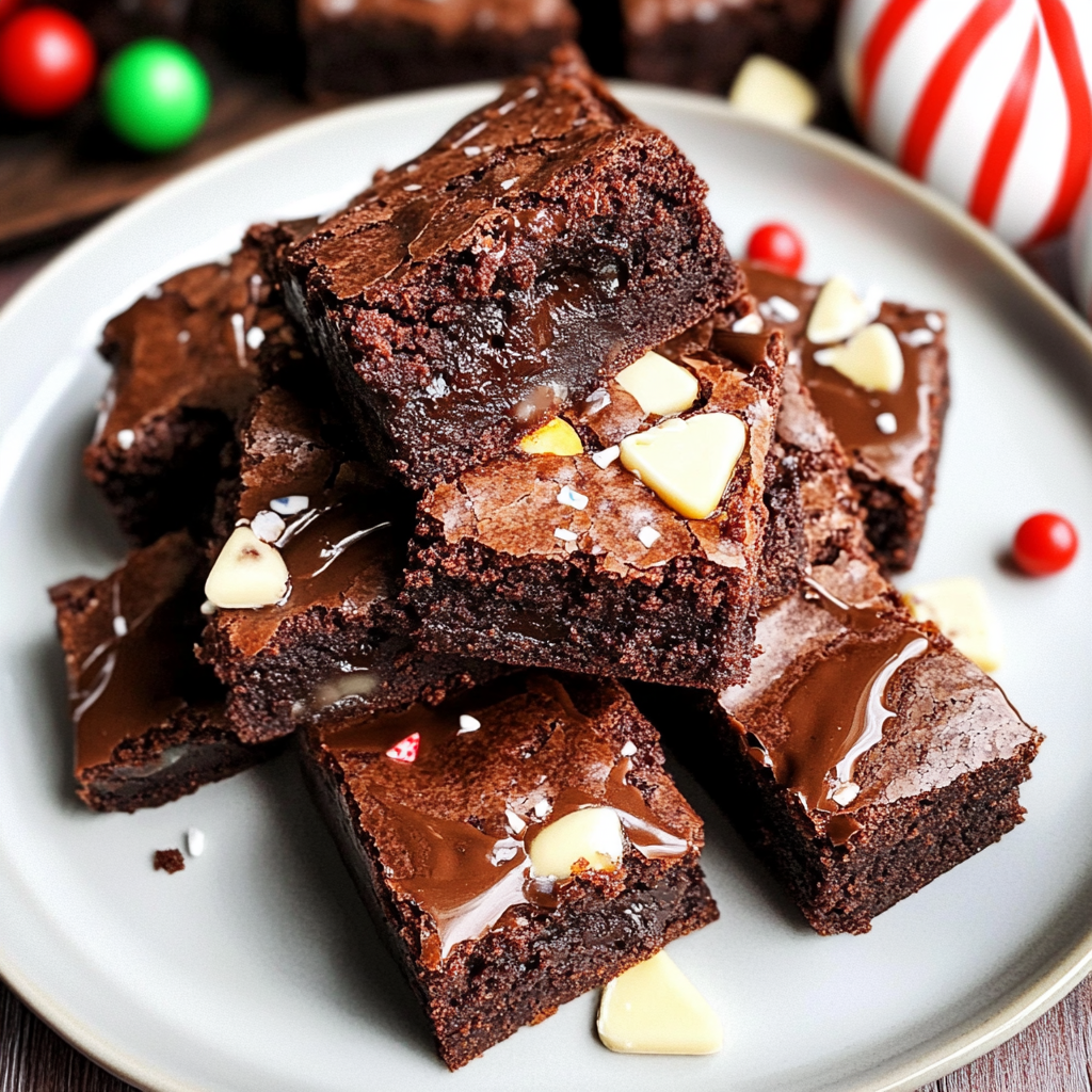 Mocha Peppermint Brownies
