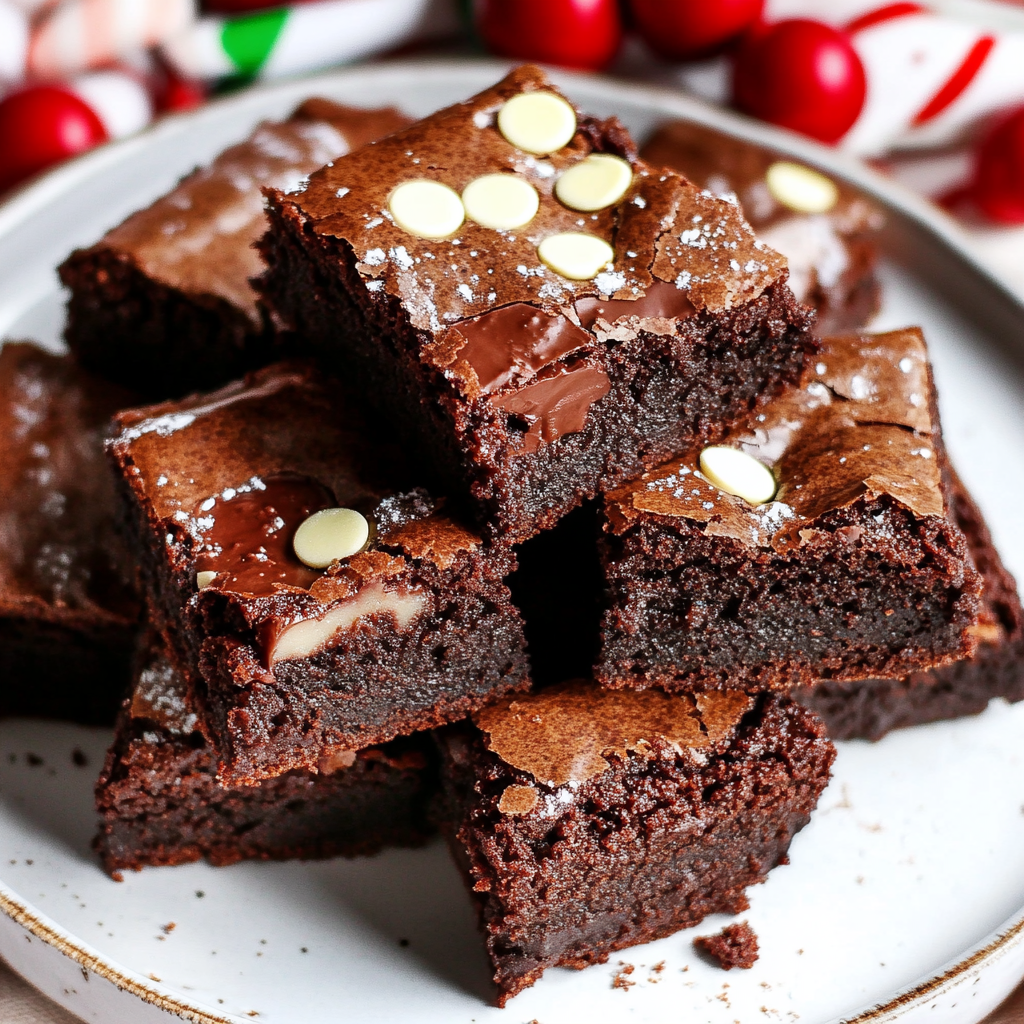 Mocha Peppermint Brownies