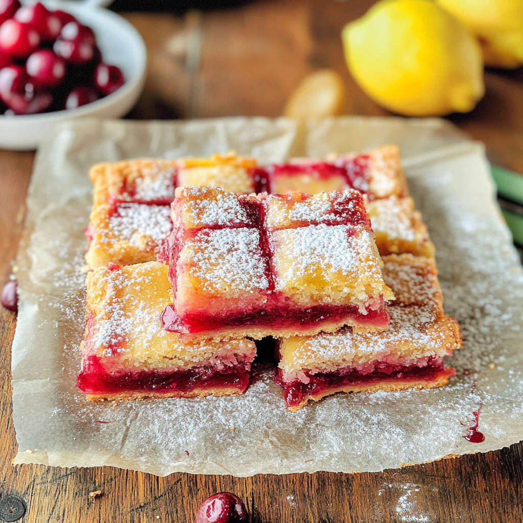 NYTimes Cranberry Lemon Bars