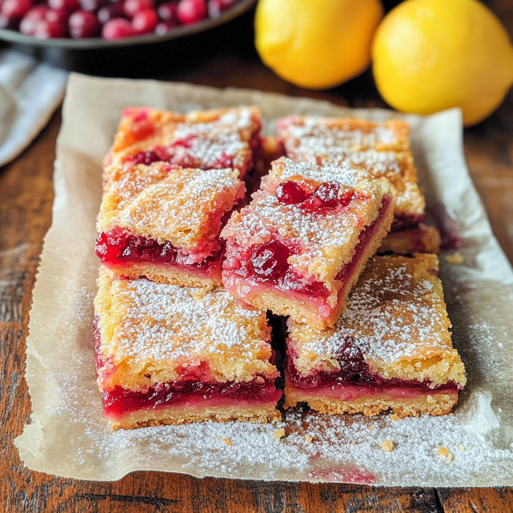 NYTimes Cranberry Lemon Bars