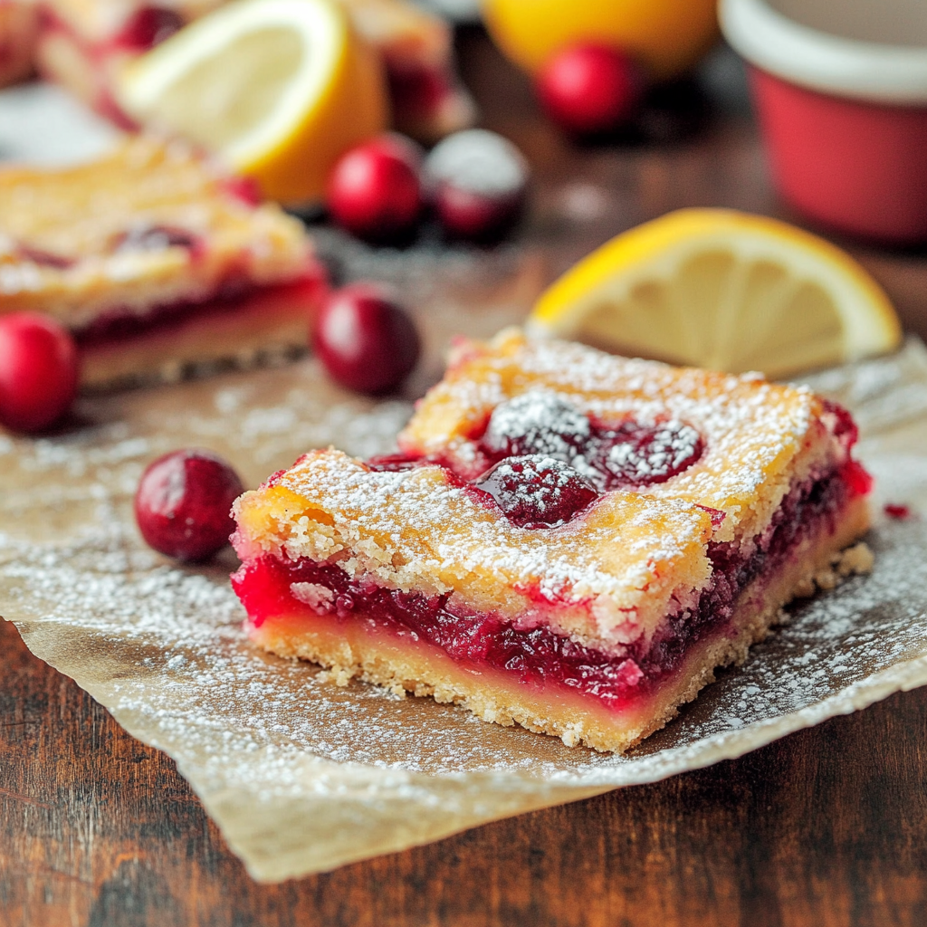 NYTimes Cranberry Lemon Bars