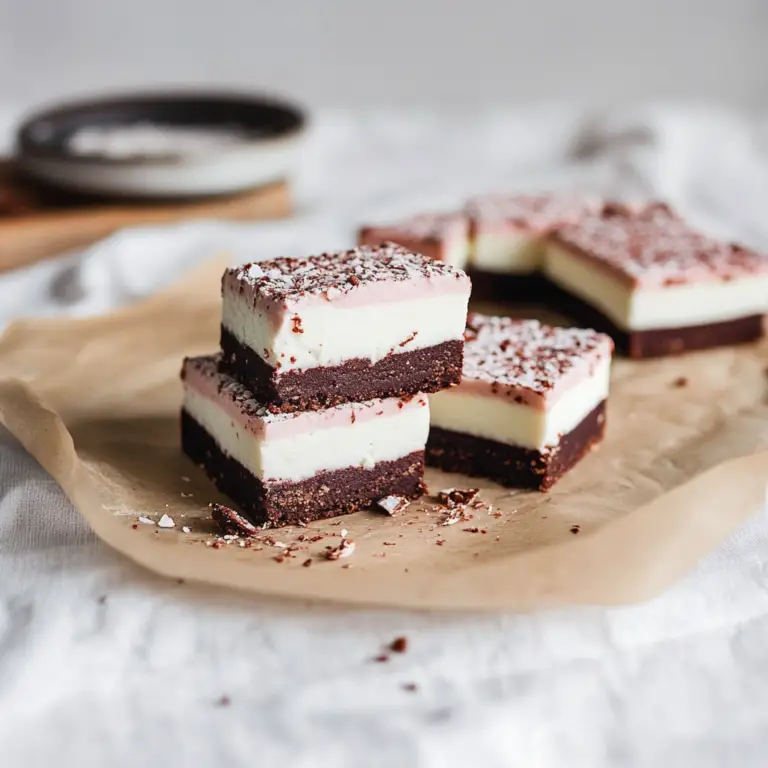 No-Bake Peppermint Slice