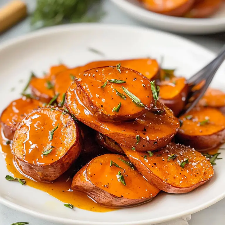 Orange Glazed Sweet Potatoes