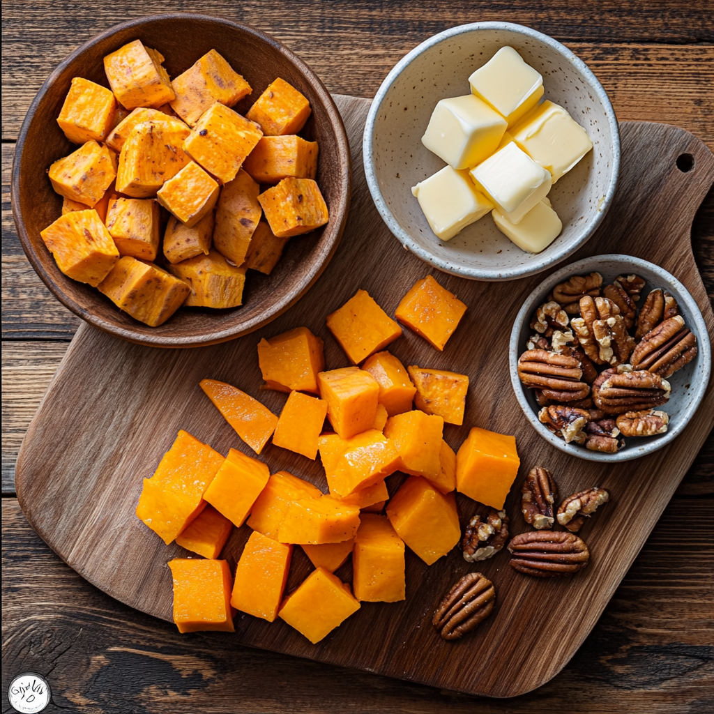 Orange Glazed Sweet Potatoes ingredients