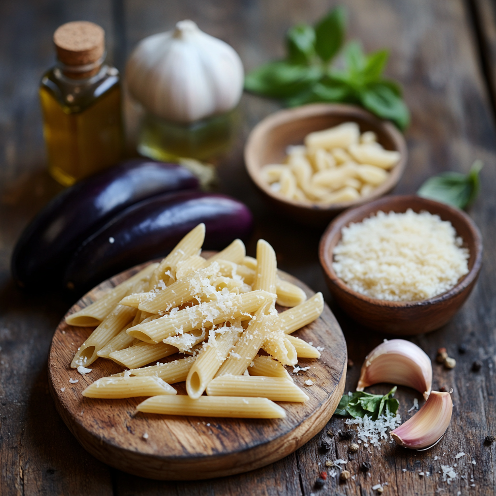 Pasta alla Cenere ingredients