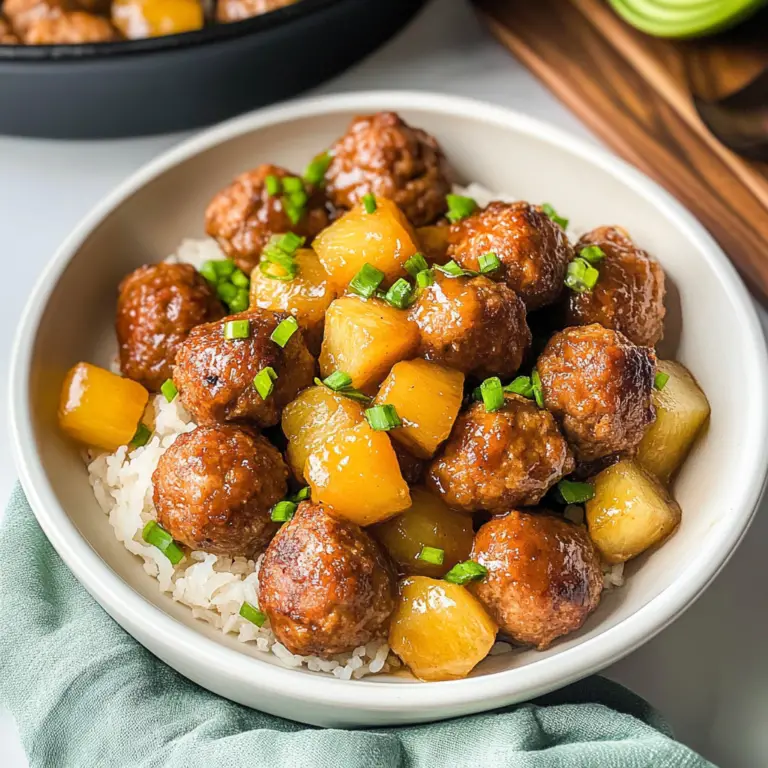 Pineapple Meatballs