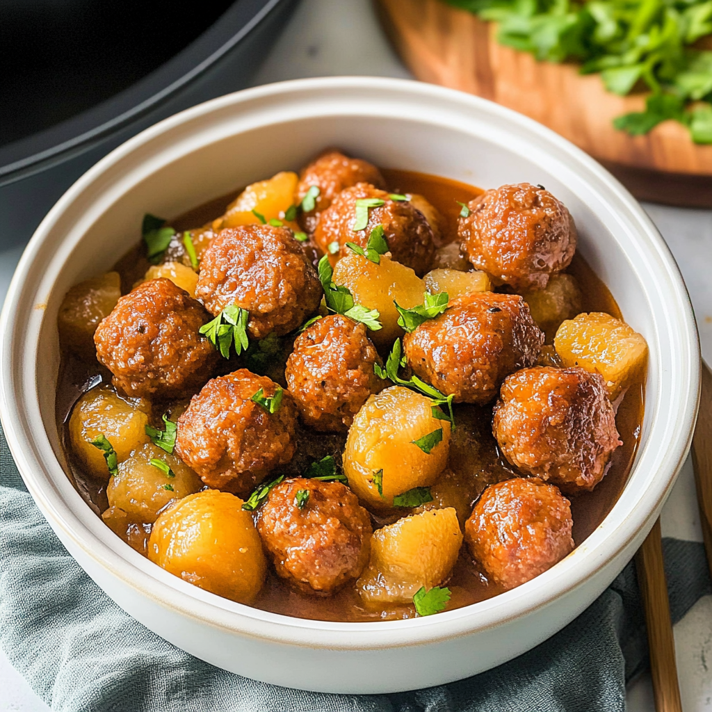 Pineapple Meatballs