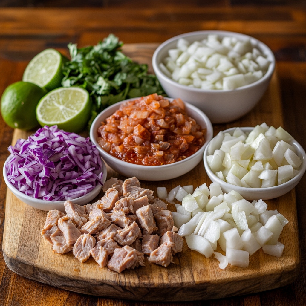 Pozole ingredients