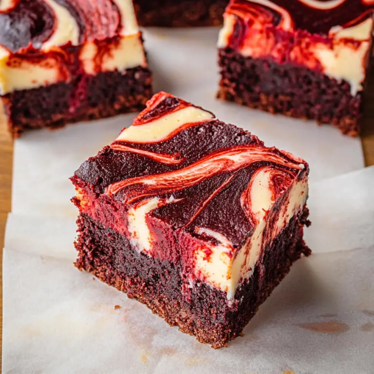 Red Velvet Cheesecake Brownies