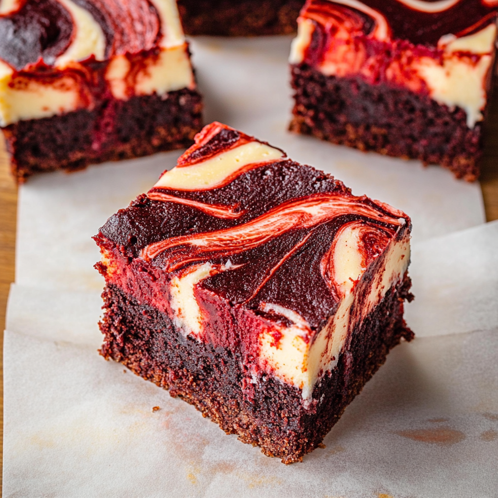 Red Velvet Cheesecake Brownies
