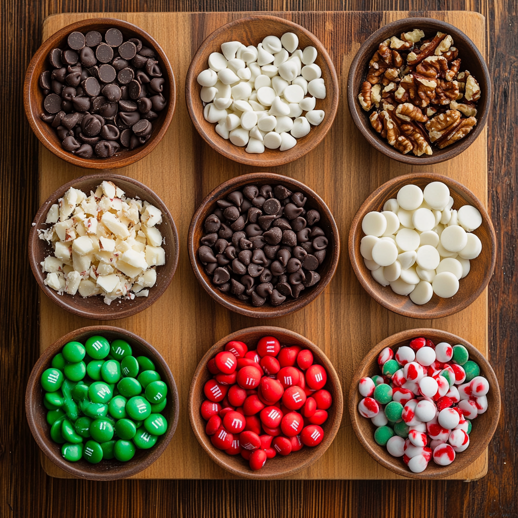 Reindeer Christmas Bark ingredients