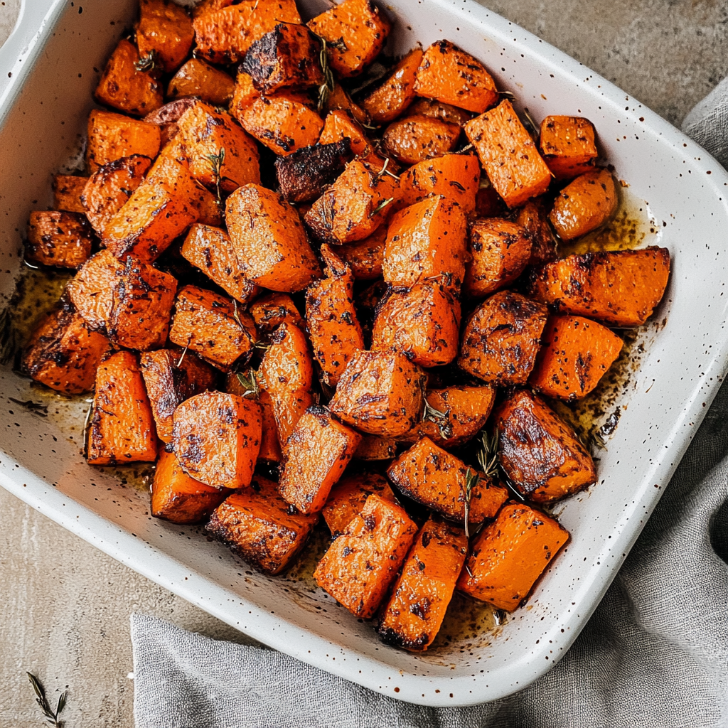 Roasted Sweet Potatoes & Carrots