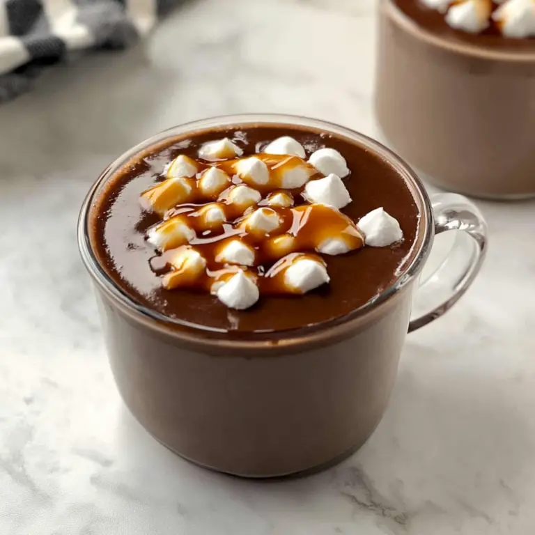 Salted Caramel Hot Chocolate