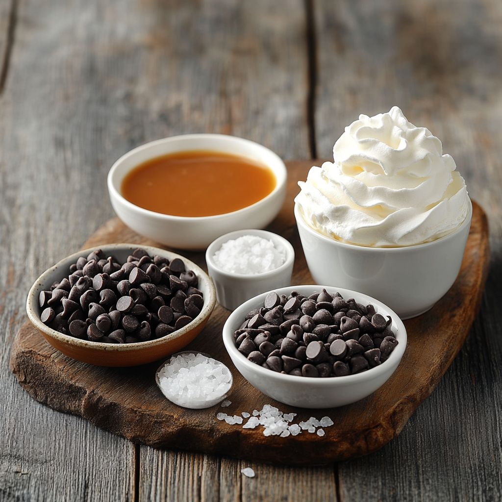 Salted Caramel Hot Chocolate ingredients