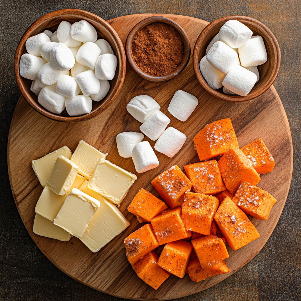 Slow Cooker Candied Yams ingredients