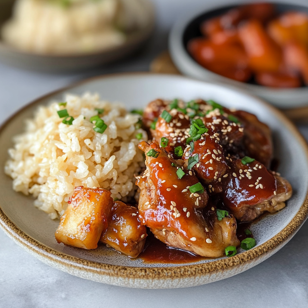 Slow Cooker Hawaiian Shoyu Chicken