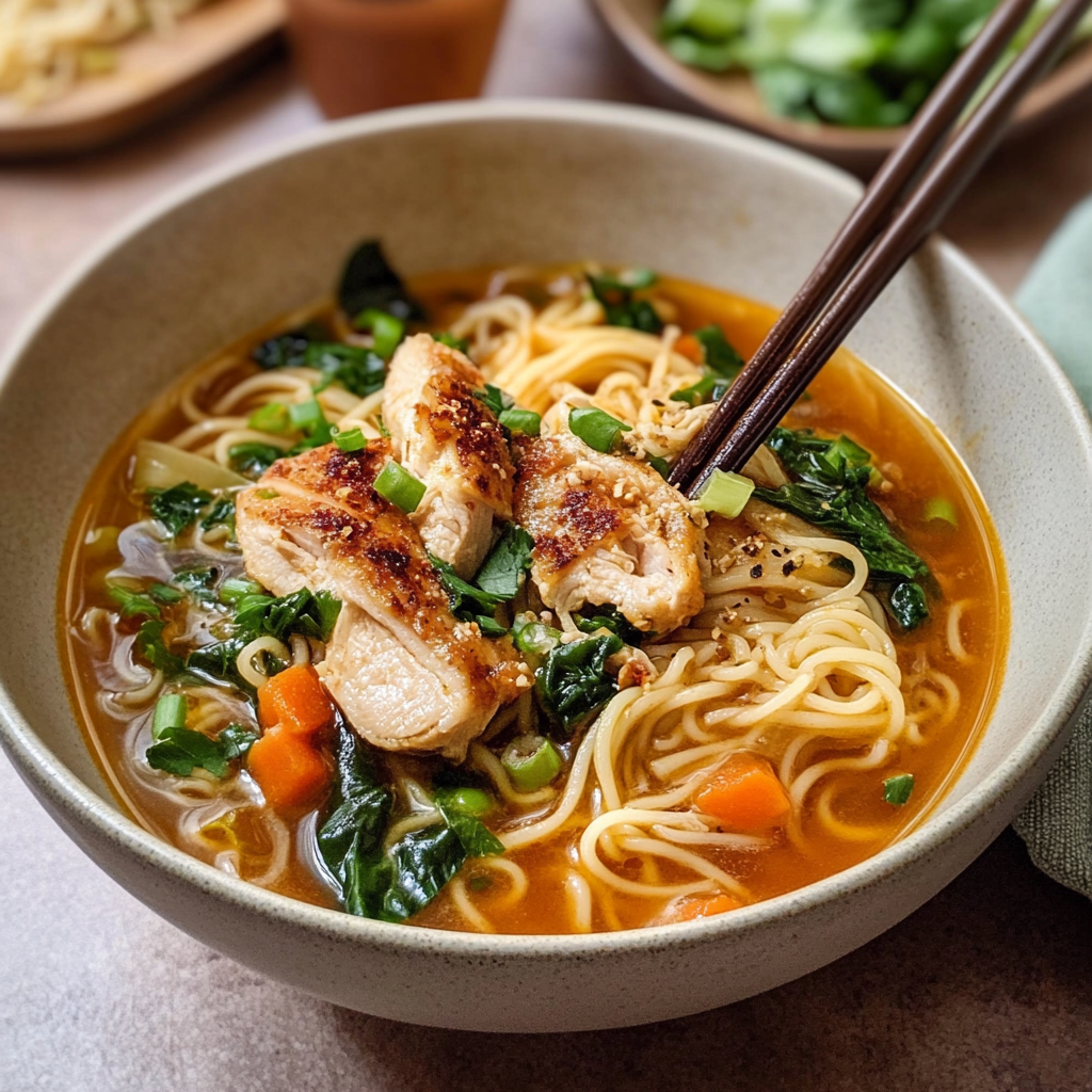 Spicy Chicken Noodle Soup