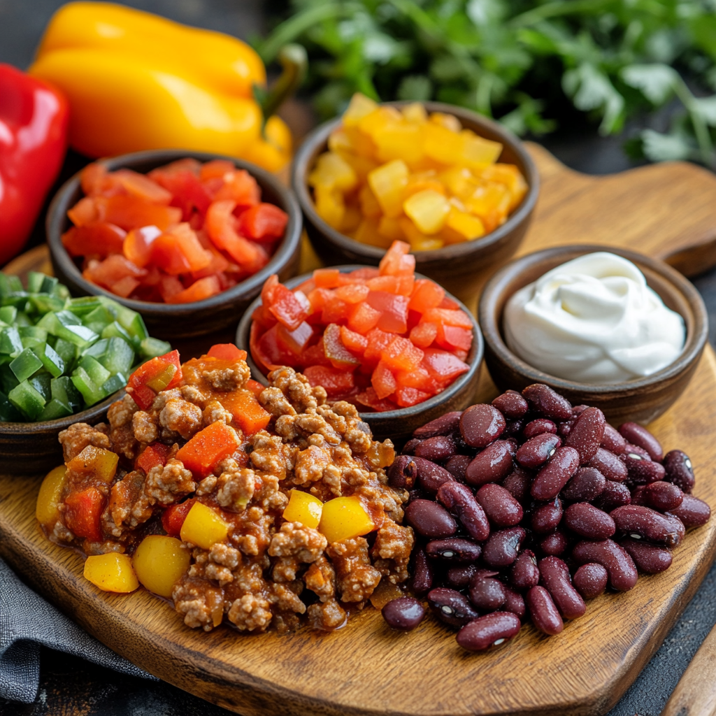Thick and Hearty Turkey Chili ingredients