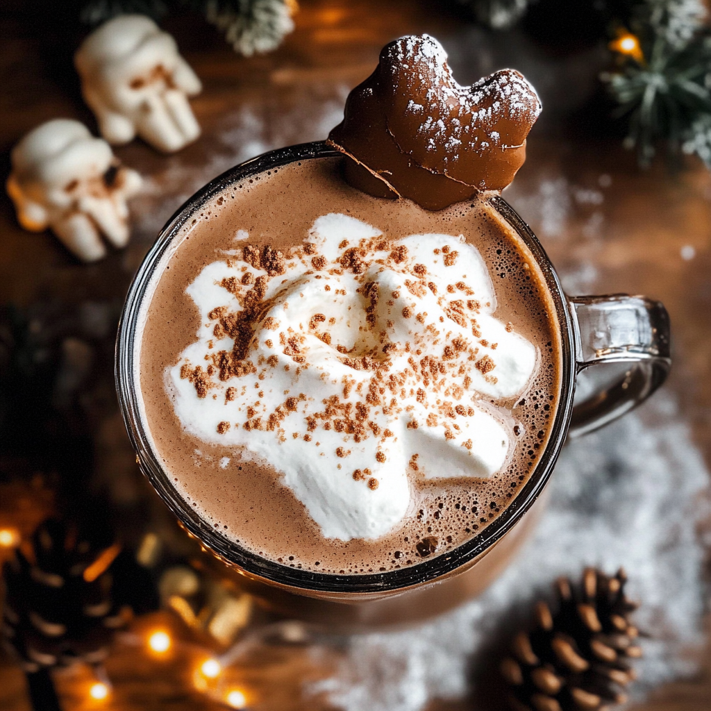 Warming Gingerbread Hot Chocolate