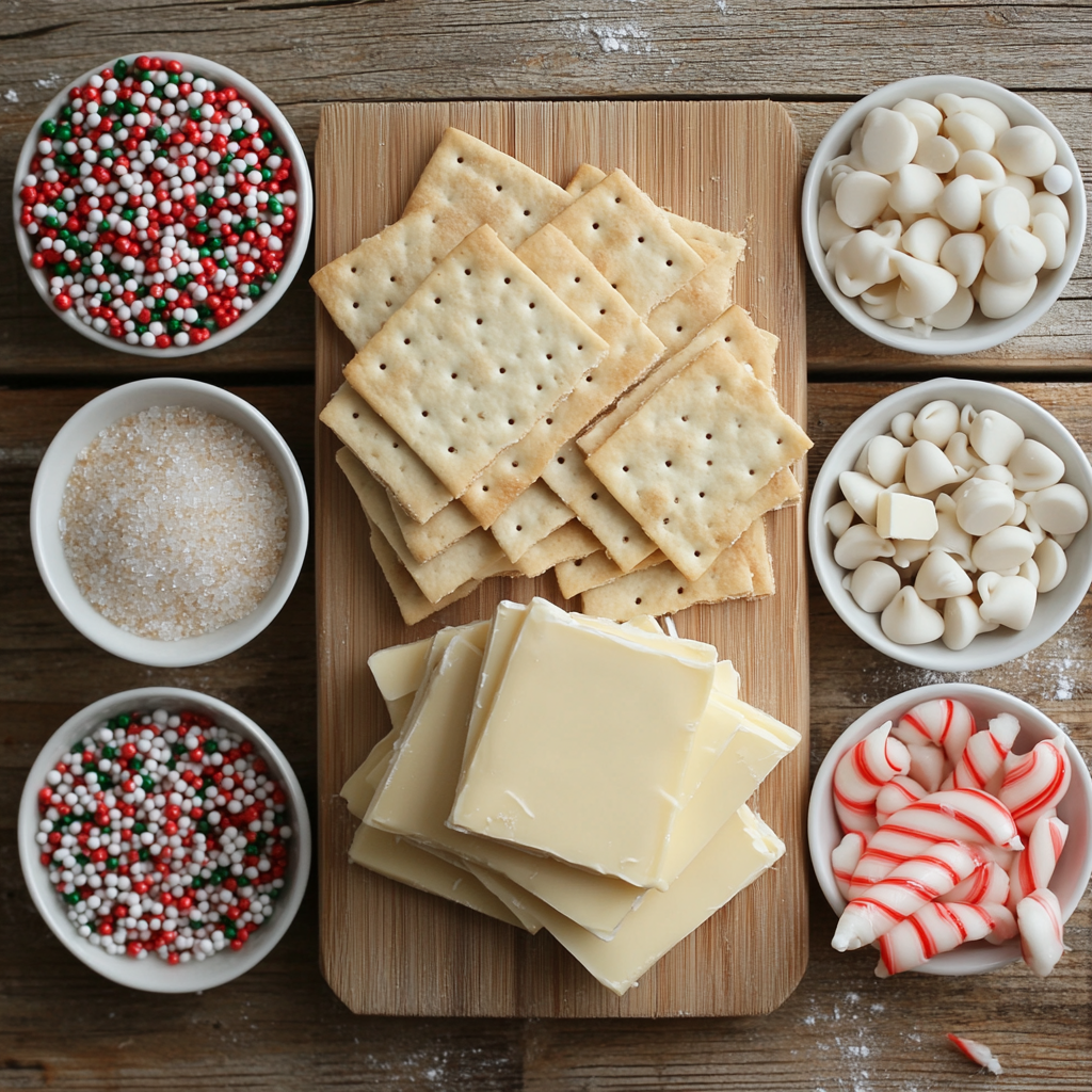 White Chocolate Christmas Crack ingredients