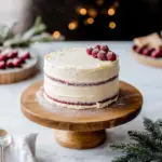 White Christmas Cake