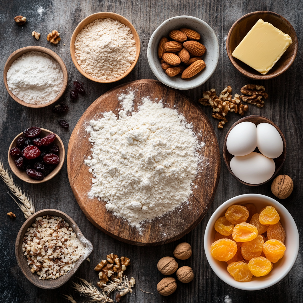White Christmas Cake ingredients