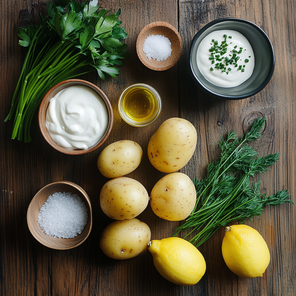 Crispy Smashed Potatoes Salad
