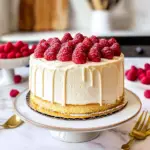white chocolate raspberry cake