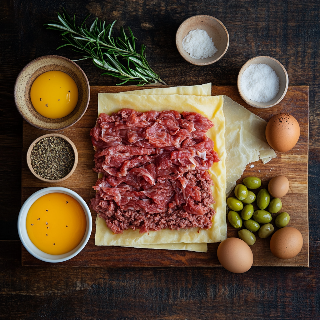 Beef Empanadas ingredients