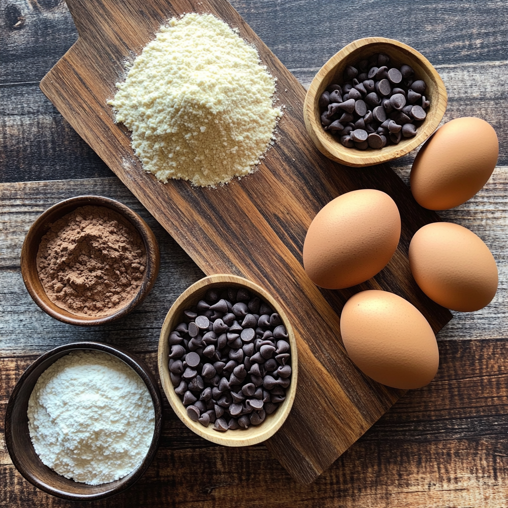 Brownie Cookie Swirls ingredients