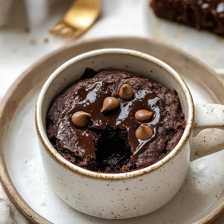Brownie In A Mug