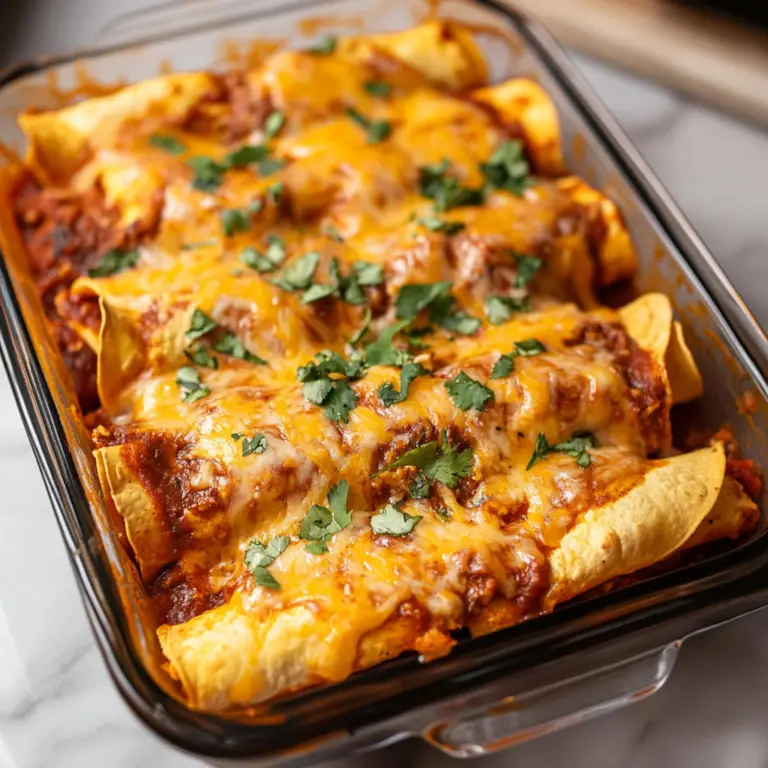 Cheesy Chicken Enchiladas