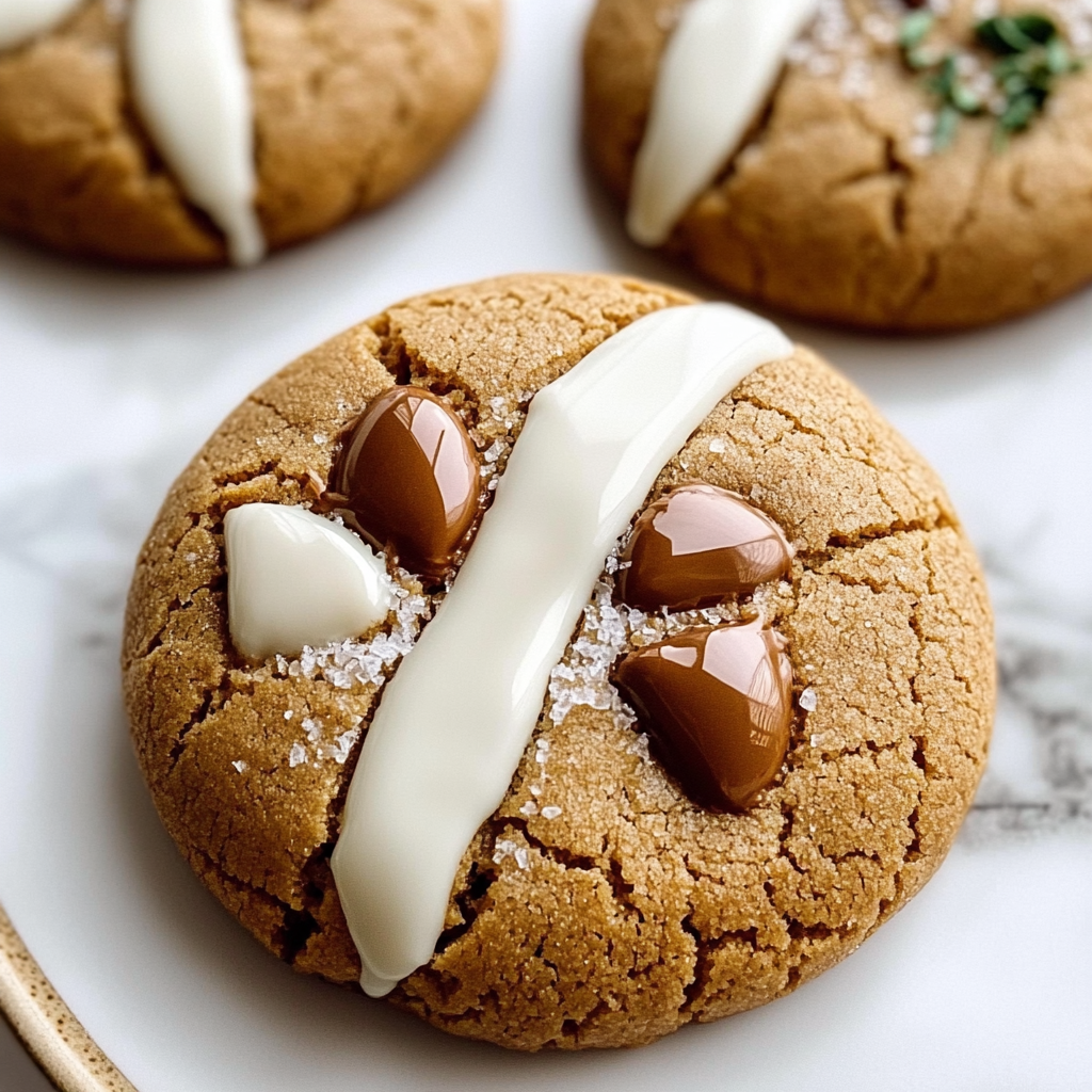 Chewy Maple Cinnamon Cookies with White Chocolate