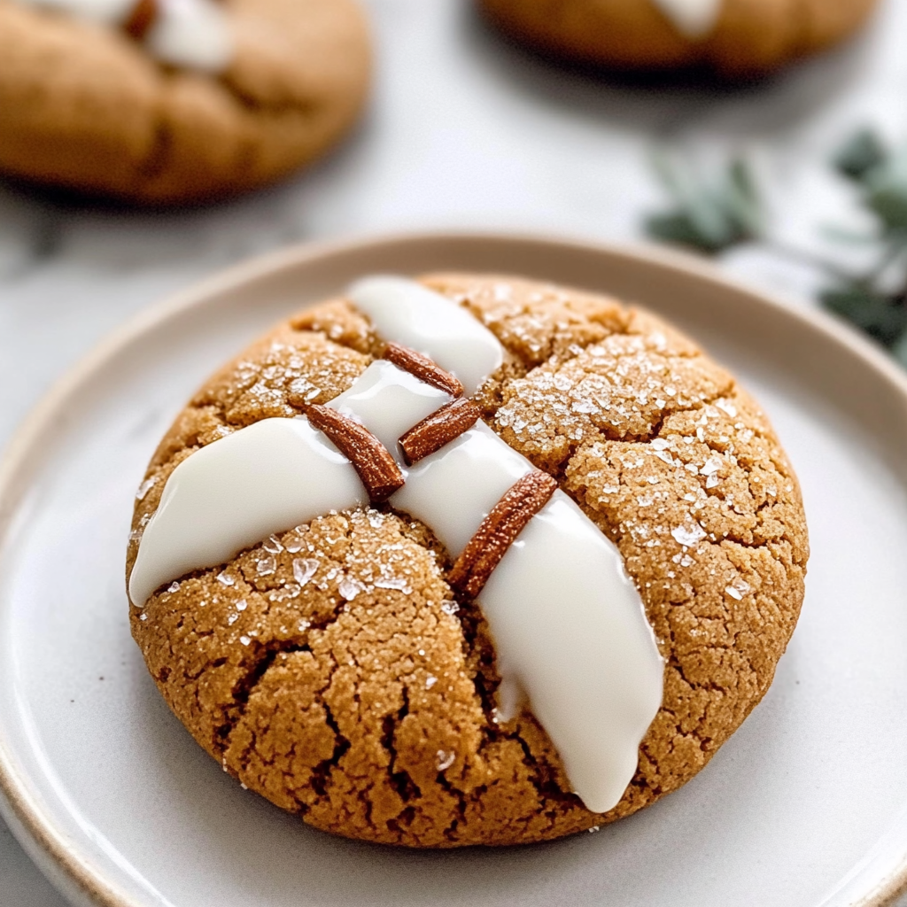 Chewy Maple Cinnamon Cookies with White Chocolate