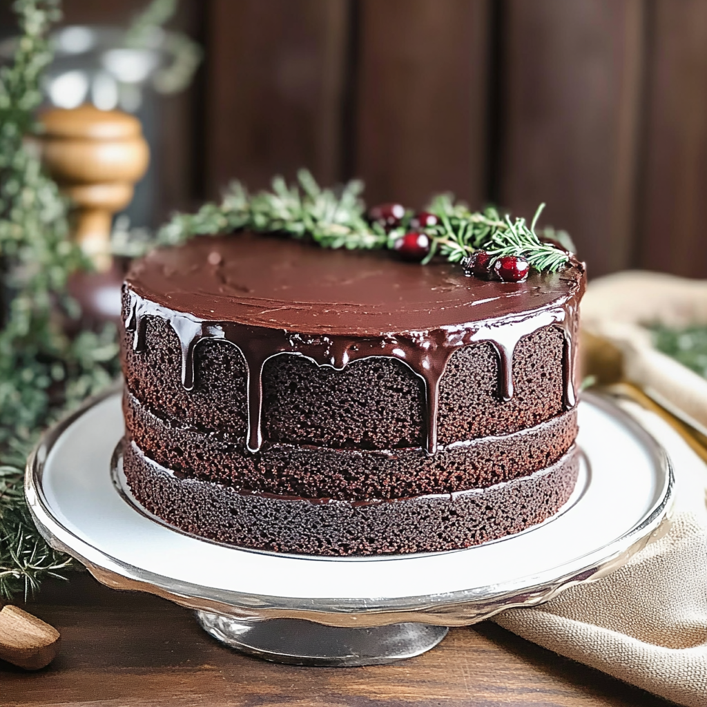 Chocolate Gingerbread Cake
