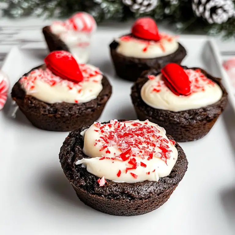 Chocolate Peppermint Cookie Cups