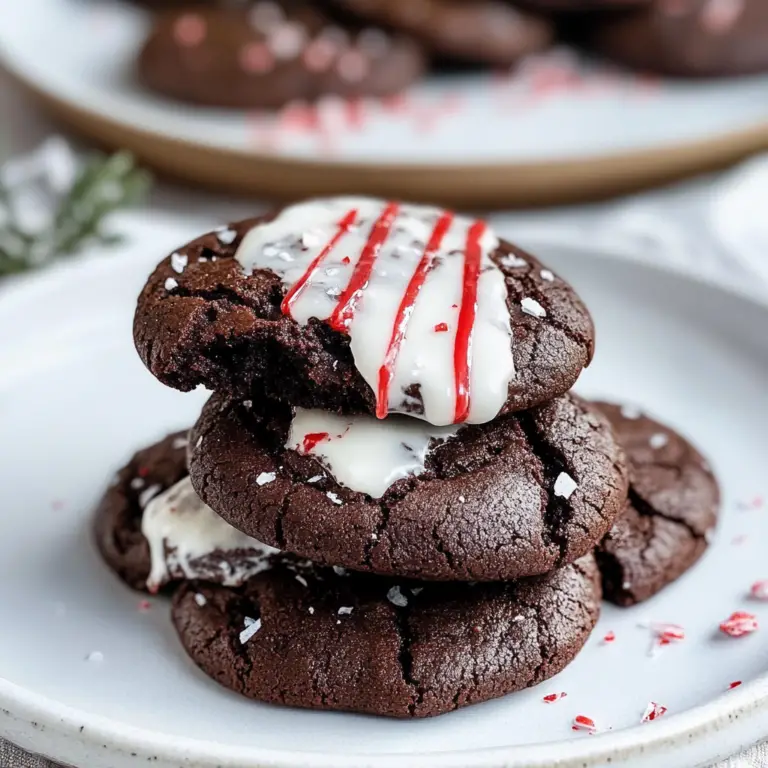 Chocolate Peppermint Cookies