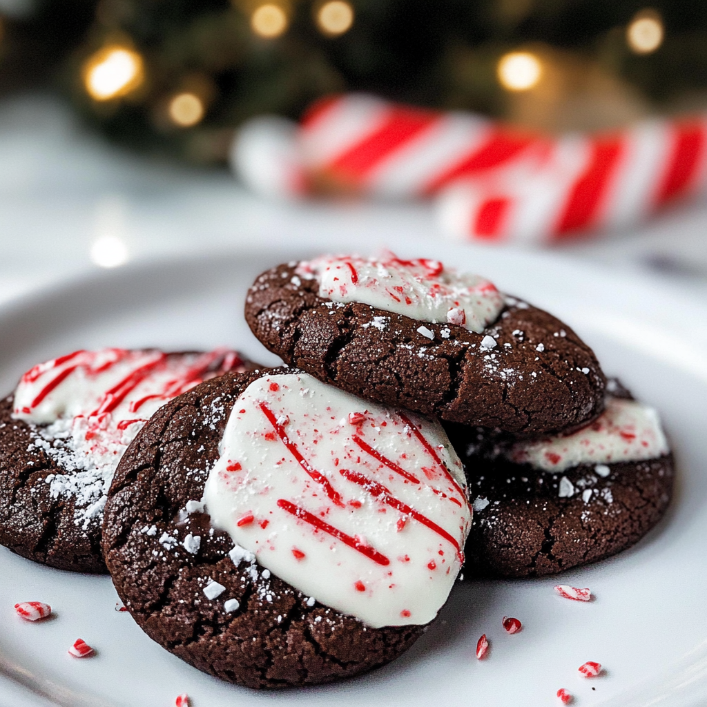 Chocolate Peppermint Cookies