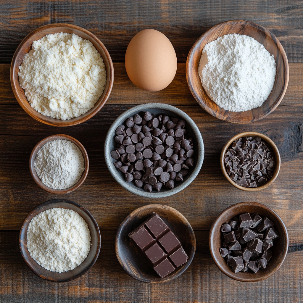 Chocolate Peppermint Cookies ingredients