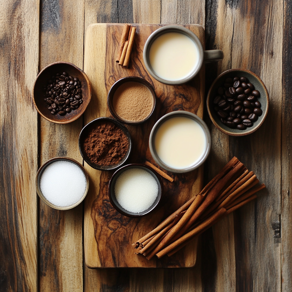 Christmas Coffee ingredients