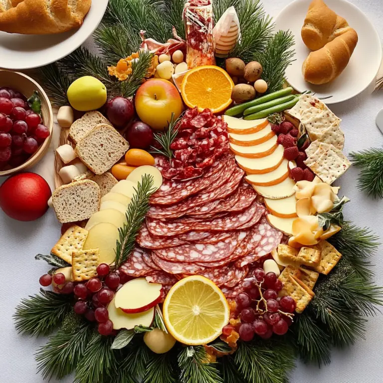 Christmas Tree Charcuterie Board