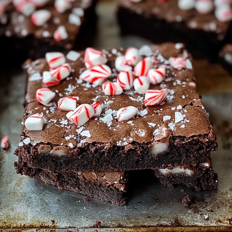 Classic Peppermint Brownies
