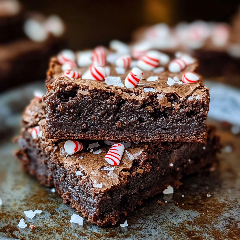 Classic Peppermint Brownies