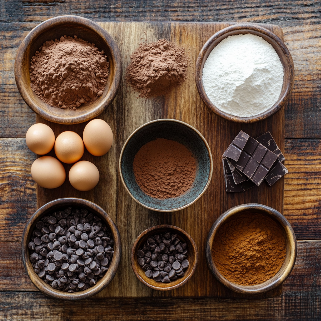 Classic Peppermint Brownies ingredients