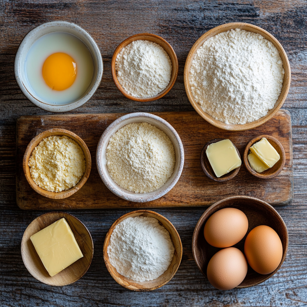 Cornmeal Pancakes ingredients
