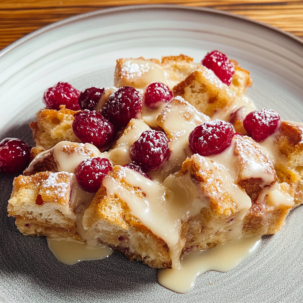 Cranberry Bread Pudding